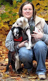 Carolin mit Hunden   Foto: Ingrid Welker